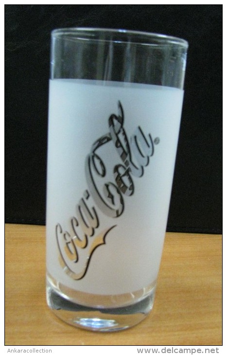 AC - COCA COLA 2009 NEW RARE FROSTED GLASS FROM TURKEY - Tasses, Gobelets, Verres