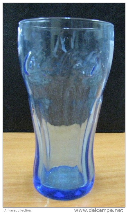 AC - COCA COLA 2008 RAMADAN BLUE GLASS FROM TURKEY - Mugs & Glasses