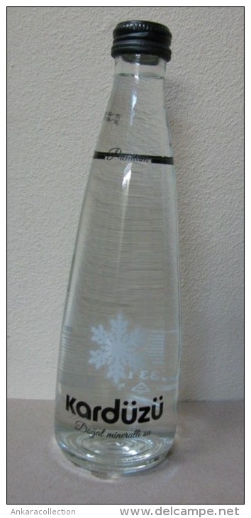 AC - KARDUZU NATURAL MINERAL WATER UNOPENED GLASS BOTTLE 330 Ml FROM TURKEY - Other & Unclassified