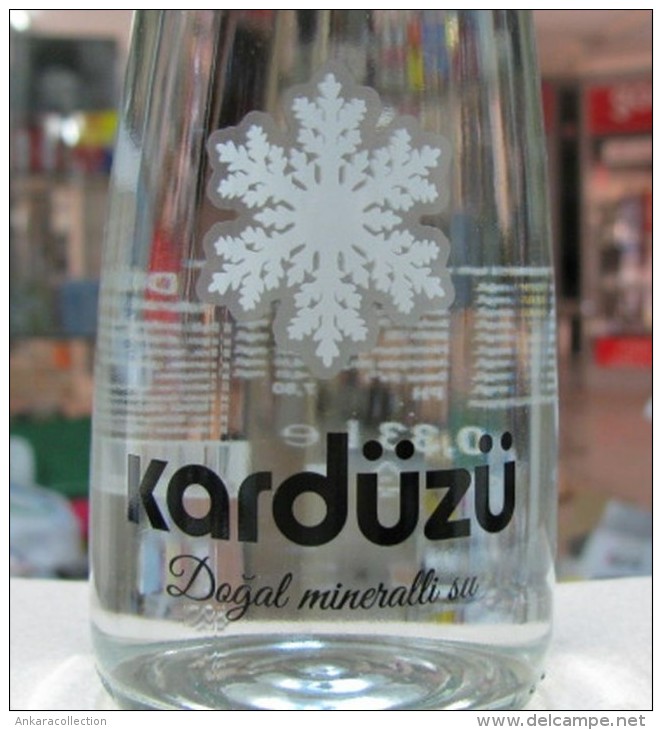 AC - KARDUZU NATURAL MINERAL WATER UNOPENED GLASS BOTTLE 330 ml FROM TURKEY
