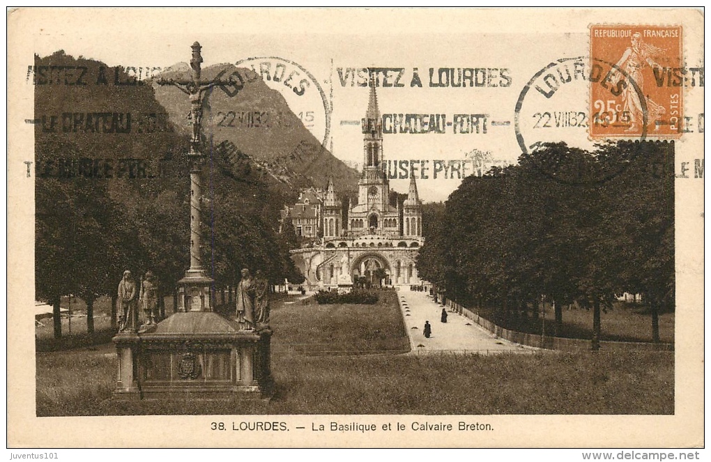 Lot De 10 CPA LOURDES-Toutes Scannées (lot1)   L2051 - 5 - 99 Cartoline