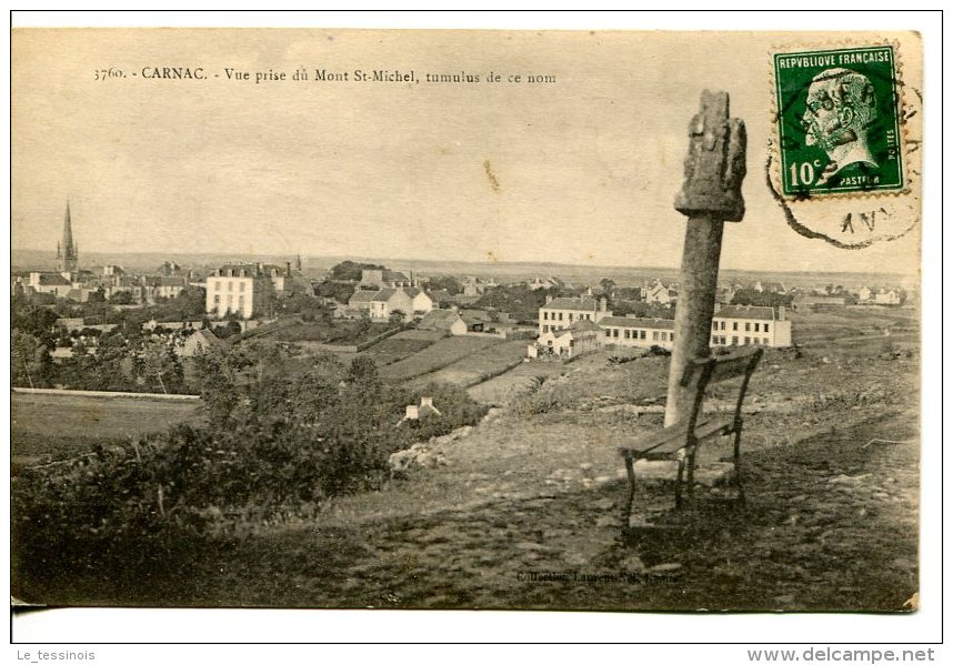 Carnac (56) - Vue Prise Du Mt.St-Michel, Tumulus De Ce Nom - Carnac