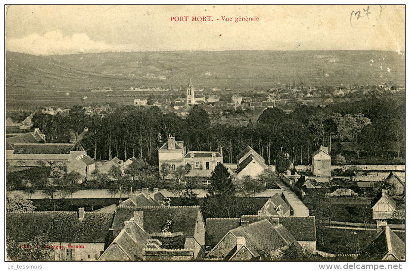 Port Mort (27) - Vue Générale Du Village - Autres & Non Classés