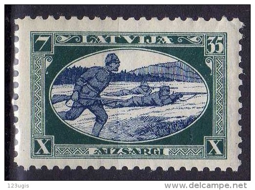 Lettland / Latvia Mi 199 A * (Aizsargi) [190316VIII] - Latvia