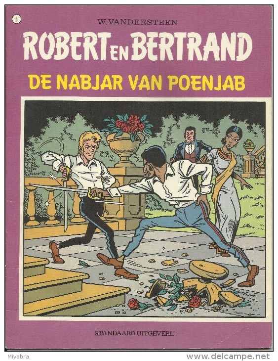 ROBERT EN BERTRAND / N° 3  / DE NABJAR VAN POENJAB / VANDERSTEEN 1e DRUK - Robert En Bertrand