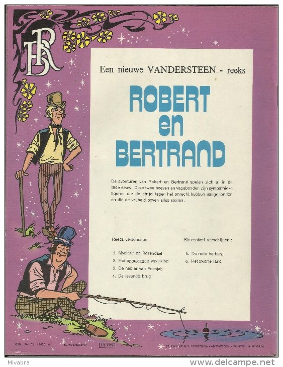 ROBERT EN BERTRAND / N° 4  / DE LEVENDE BRUG / VANDERSTEEN 1e DRUK - Robert En Bertrand