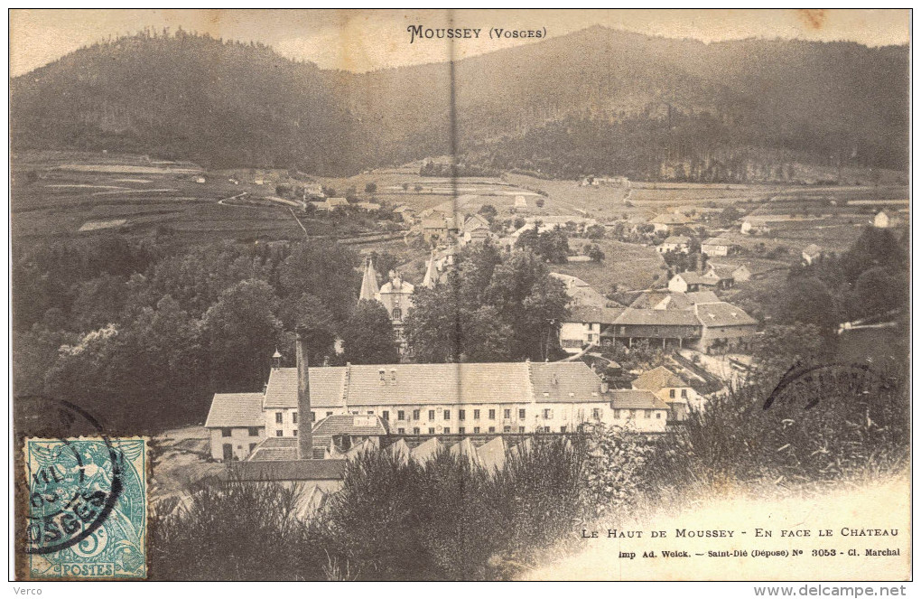 Carte Postale Ancienne De MOUSSEY - Moussey