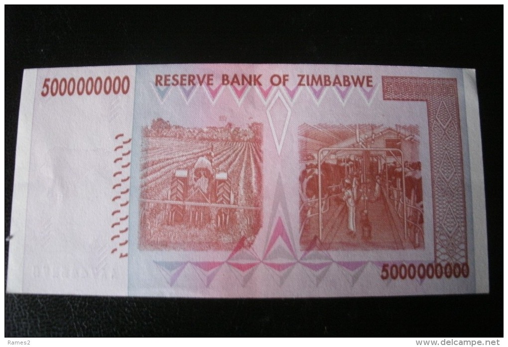 Billet Du Zimbawe** - Zimbabwe