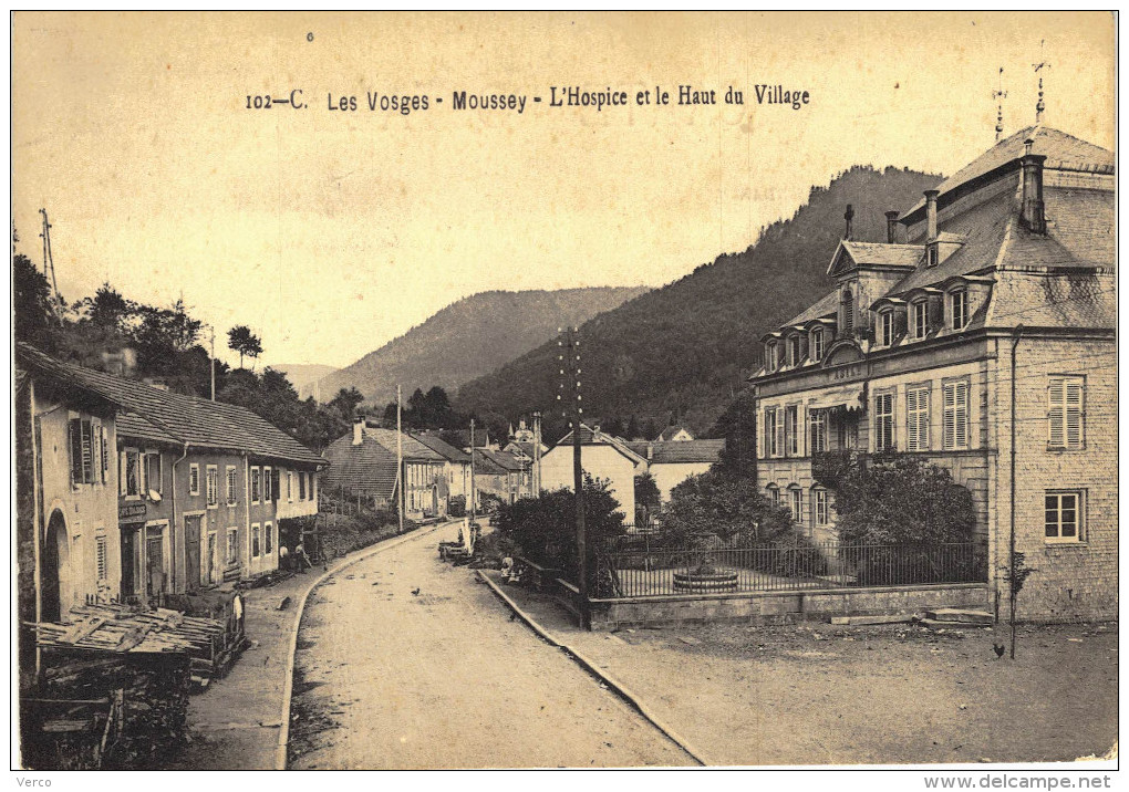 Carte Postale Ancienne De MOUSSEY - Moussey