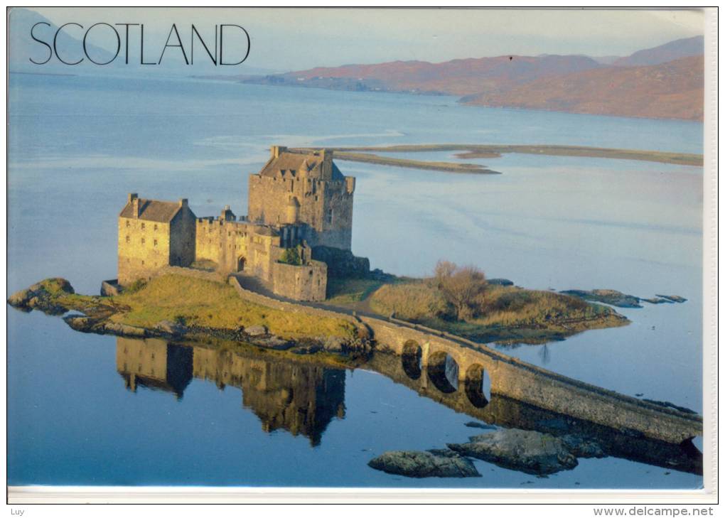 SCOTLAND - Eilean Donan Castle, Air View,  Large Format,  Nice Stamp - Ross & Cromarty