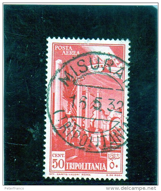 1931 Tripolitania - Posta Aerea C. 50 - Tripolitaine