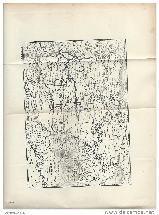 Carte Du Réseau Des Chemins De Fer Portugais/ +Fascicule Annuaire Valeurs Admises Cote Officielle/1903 TRA20 - Railway