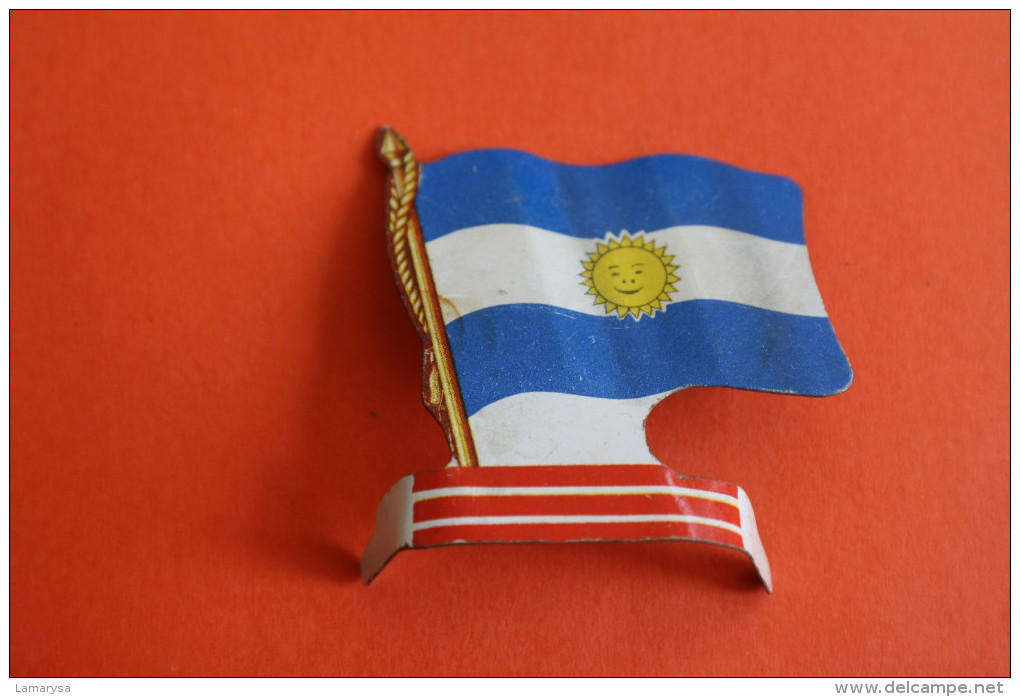 DRAPEAU De L'ARGENTINE PUBLICITE L'ALSACIENNE BISCUIT PETITS-EXQUIS COLLECTION AMERICORAMA DRAPEAURAMA AMERIQUE Drapeaux - Autres & Non Classés