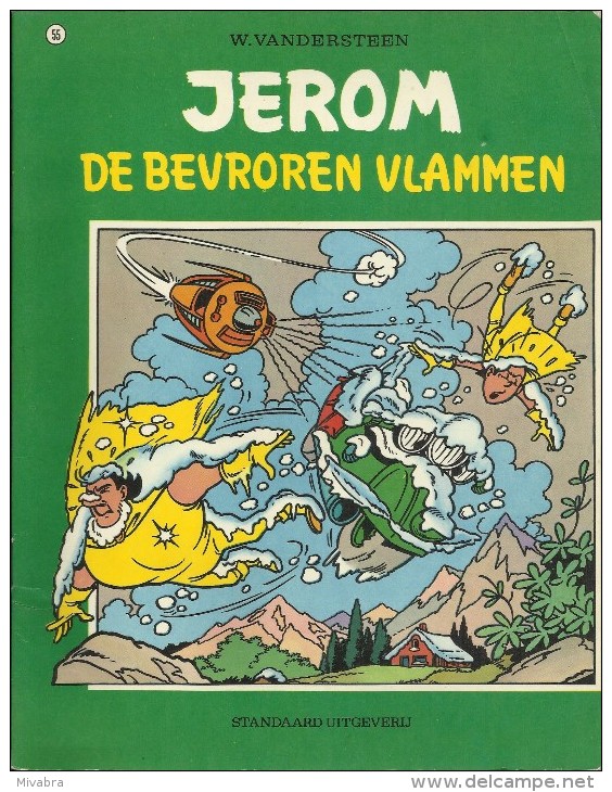 JEROM / N° 55  / DE BEVROREN VLAMMEN / VANDERSTEEN 1e DRUK - Jerom