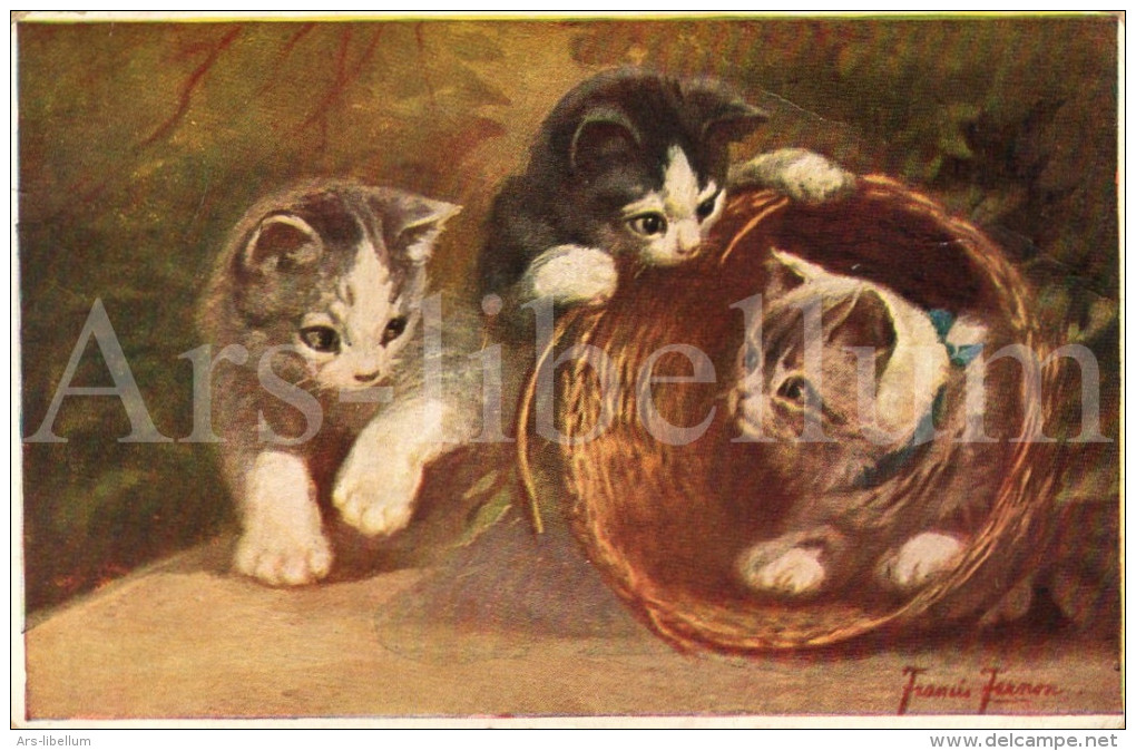 Postcard / CP / Postkaart / Cats / Chats / Artist Francis Fernon / Ed. Primus Wouno / No 03335 / 1927 - Autres & Non Classés