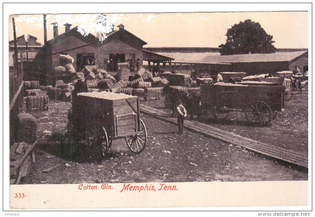 CPA MEMPHIS TENNESSEE JENN COTTON GIN   MANQUE TIMBRE - Memphis