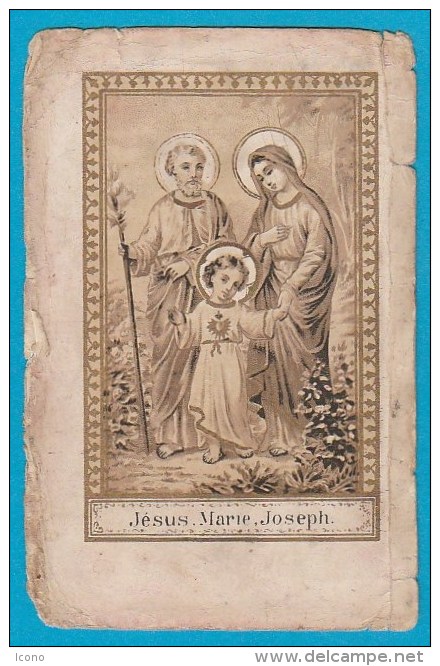 Image Pieuse / Santino / Heiligenbild - Sainte Famille / Santa Famiglia / Heilige Familie - Images Religieuses