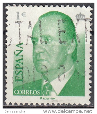 España 2002 Michel 3710 O Cote (2008) 0.70 Euro Juan Carlos I - Oblitérés