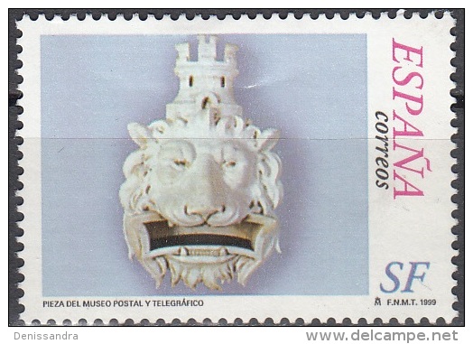España 2000 Michel SF 9 O Cote (2008)  0.80 Euro Boîte Postal - Officials