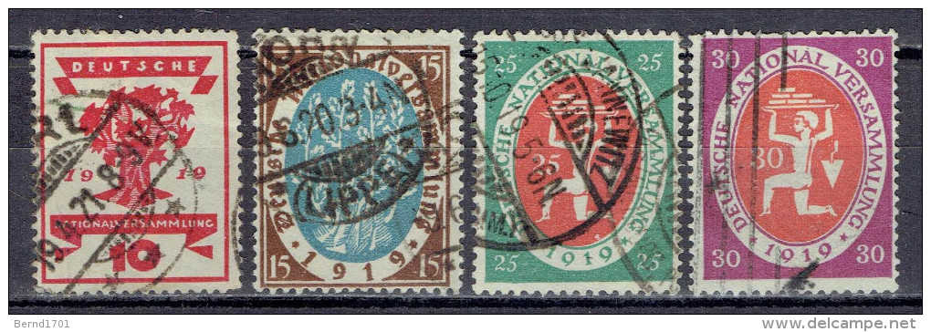 Deutsches Reich - Mi-Nr 107/110 Gestempelt / Used (B1199) - Gebraucht