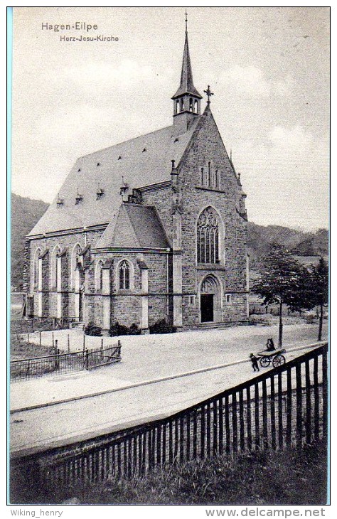 Hagen Eilpe - S/w Herz Jesu Kirche - Hagen