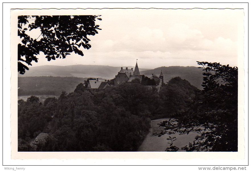 Hagen Hohenlimburg - S/w Blick Auf Das Schloß 1 - Hagen