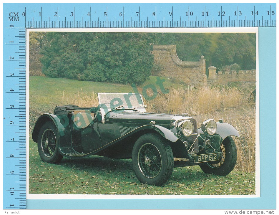 SS90, 1935 - Old Luxury Car Vieille Auto De Luxe - 2 Scans - Voitures De Tourisme