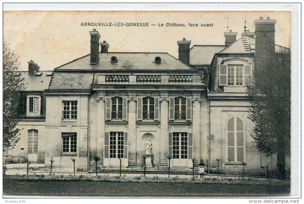 CPA 95  ARNOUVILLE LES GONESSE LE CHATEAU FACE OUEST - Arnouville Les Gonesses