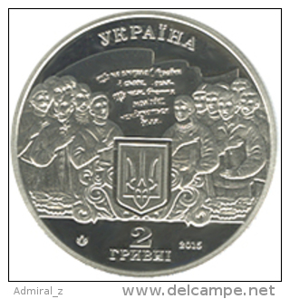 UKRAINE 2015. 2 Hryvnias "Mykhailo Verbytskyi " Commemorative Coin. UNC In Capsule - Ucraina