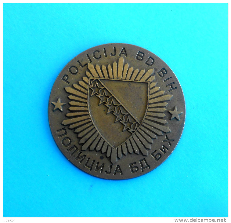 POLICE OF BRCKO DISTRICT - BOSNIA AND HERZEGOVINA * Medal * Gendarmerie Gendarmeria Policia Polizei Polizia - Polizei