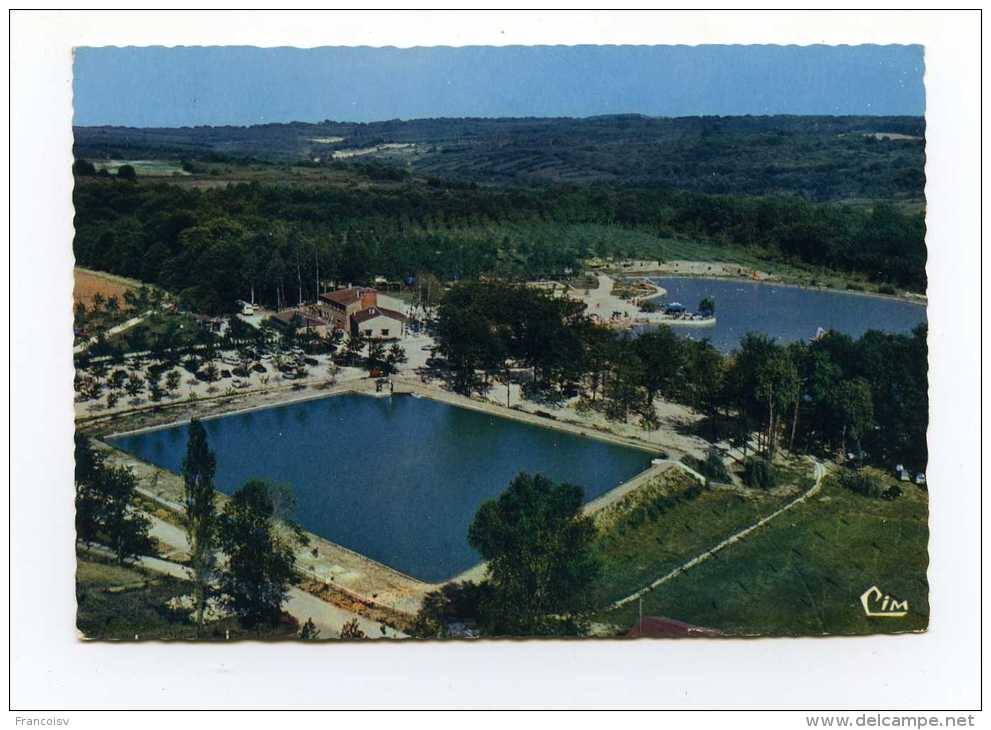 Vieux-Mareuil L'etang Bleu. Vue Generale Aerienne Cim N° ACI 220-119  Postée 1972 - Autres & Non Classés