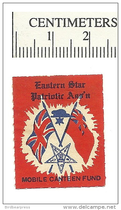 C1-31 CANADA WWII Eastern Star Patriotic Association Flags MHR - Local, Strike, Seals & Cinderellas