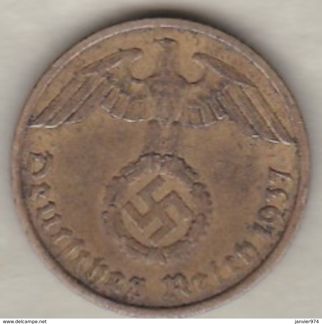 10 Reichspfennig 1937 A (BERLIN) Bronze-aluminium - 10 Reichspfennig