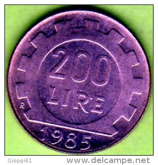 1985 Italia - 200 L (circolata) - 200 Lire