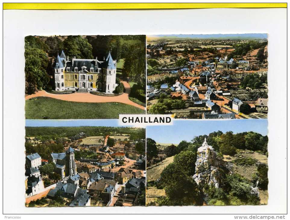 Chailland - Multivues . En Avion Au Dessus De... Edit Lapie N° 101. Postée 1973 - Chailland