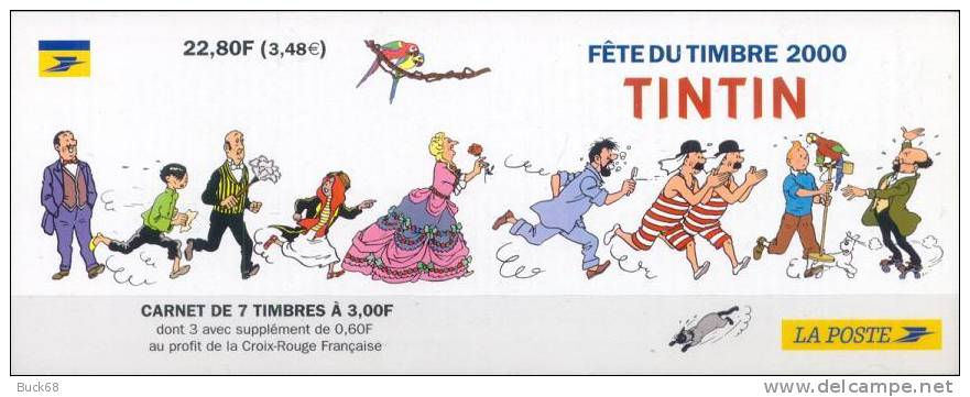 FRANCE BC3305 Dos Du Carnet TINTIN HERGE KUIFJE TIM STRUPPI COMICS BD BANDE DESSINEE - Bandes Dessinées