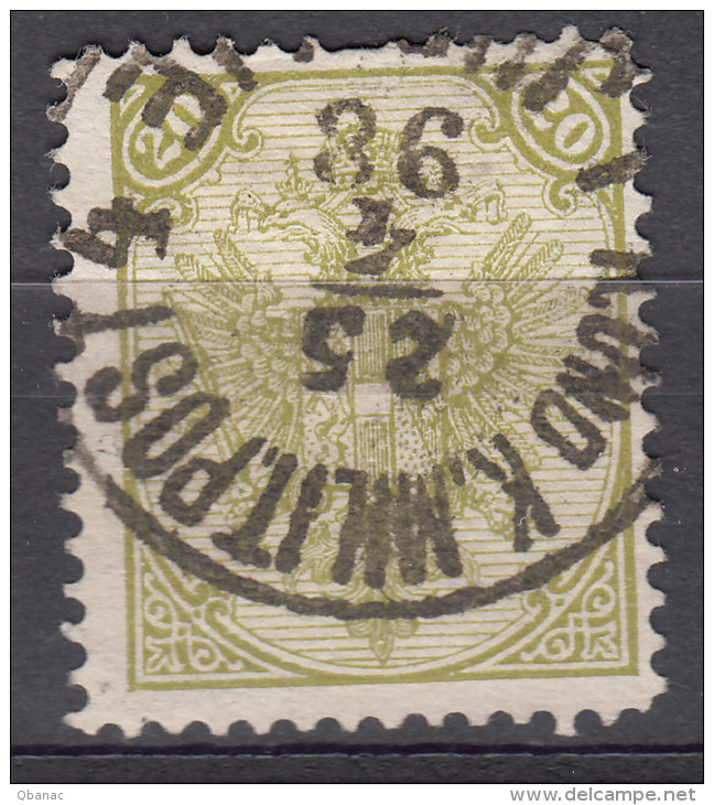Austria Feldpost Occupation Of Bosnia 1879 Mi#8 II Used - Usados