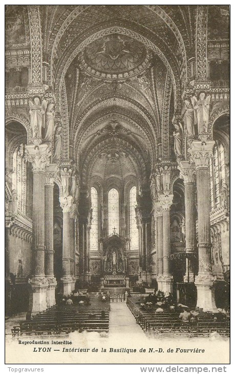 69 LYON INTERIEUR BASILIQUE DE N-D DE FOURVIERE - Autres & Non Classés