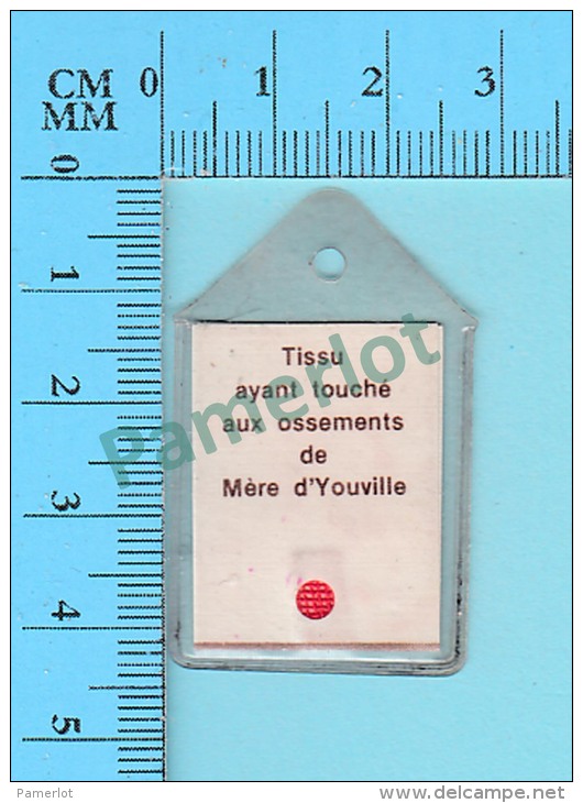 Reliquaire De Poche -  Relique De : Sainte Marguerite D'Youville  -Tissu Touché Ossements  - 2 Scans - Godsdienst & Esoterisme