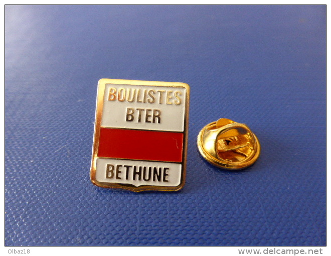 Pin´s Pétanque - Boulistes BTER Bethune (PC18) - Bowls - Pétanque