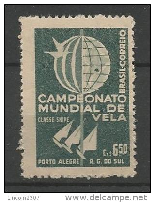 BRAZIL WORLD CHAMPIONSHIP SAILING SNIPE CLASS BOAT MNH (**) - Unused Stamps