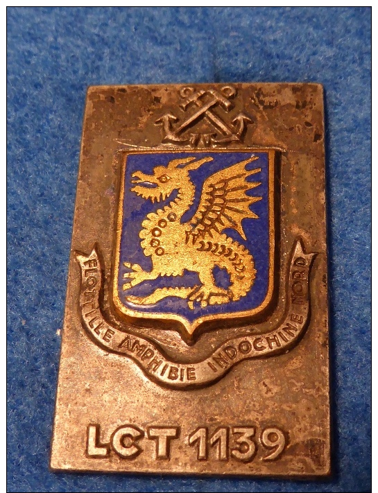 N° 51 - Insigne INDOCHINE - Force Amphibie Nord LCT1139 - Marine