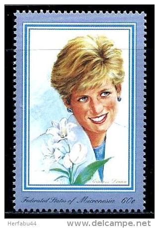 Micronesia     "Princess Diana"     Set & Sheet Of 6     SC# 273   MNH - Micronesia