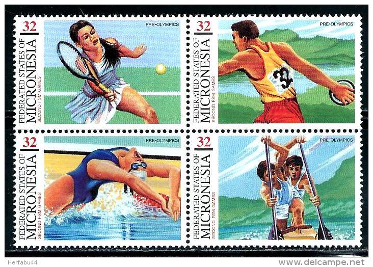 Micronesia    "Federation Games"    Block Of 4    SC# 267   MNH** - Micronesia