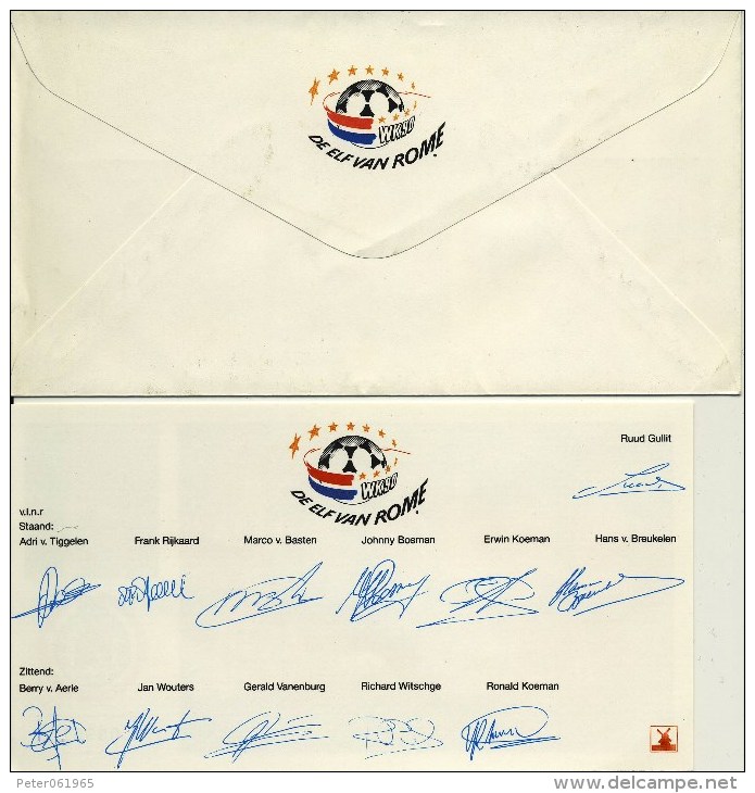 Philato Envelop: WK Voetbal Italië 1990 - Covers & Documents