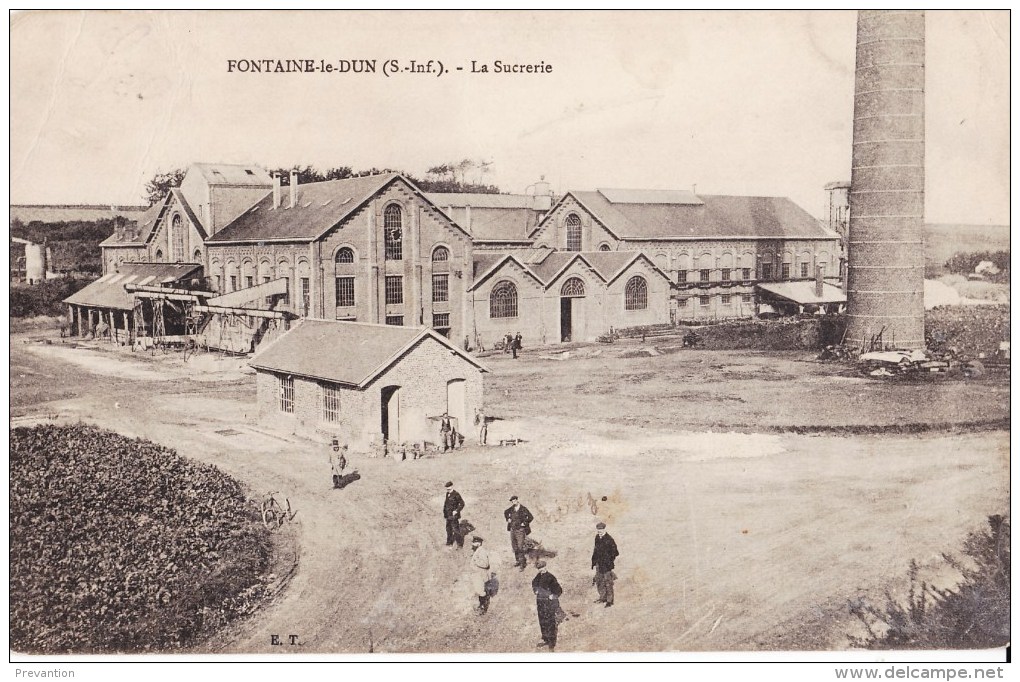 FONTAINE-le-DUN (S.- Inf) - La Sucrerie - Carte Animée - Fontaine Le Dun