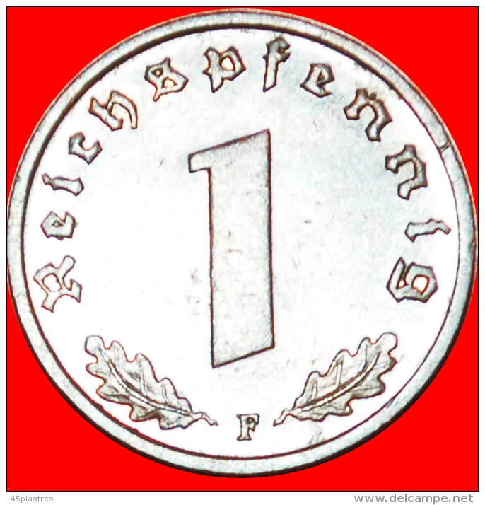 § SWASTIKA: GERMANY &#9733; 1 PFENNIG 1937F! LOW START&#9733;NO RESERVE! Third Reich (1933-1945) - 1 Reichspfennig