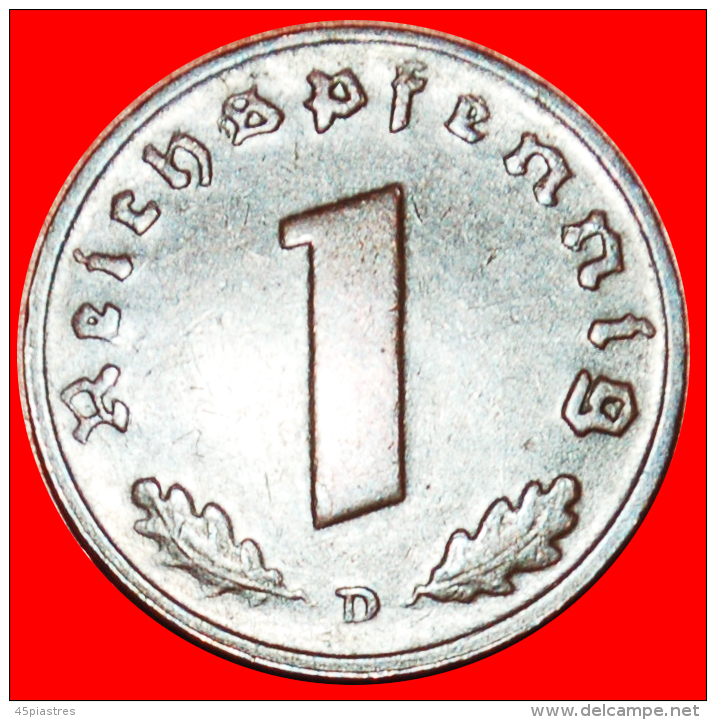 § SWASTIKA: GERMANY &#9733; 1 PFENNIG 1938D! LOW START&#9733;NO RESERVE! Third Reich (1933-1945) - 1 Reichspfennig