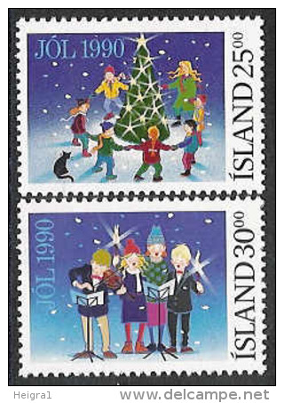 Iceland 1990 MNH/**/postfris/postfrisch Michelnr. 736-737 - Unused Stamps