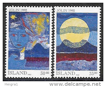 Iceland 1992 MNH/**/postfris/postfrisch Michelnr. 774-775 - Ongebruikt